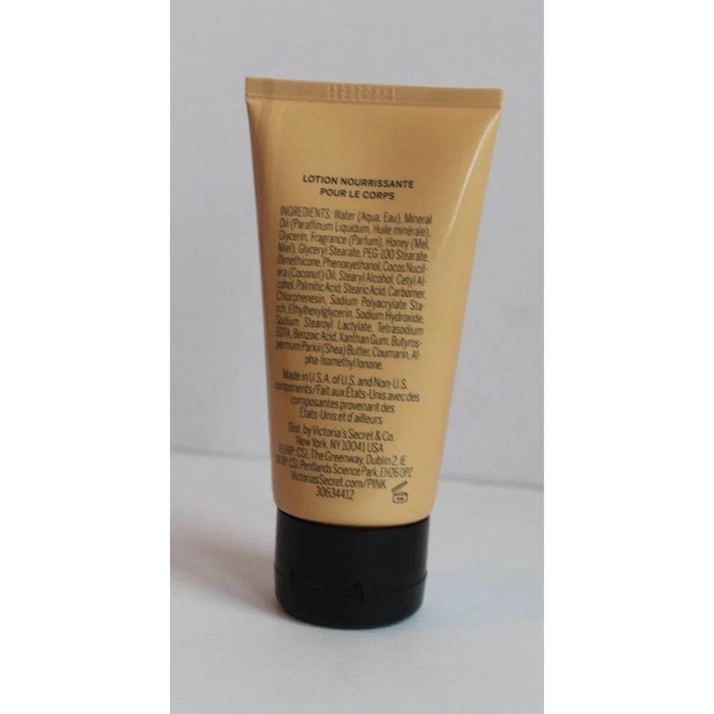Pink Victoria Secret Nourishing Body Lotion HONEY Travel Size 2.5‎ fl oz.